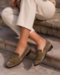 Mocasin Flecos Taupe