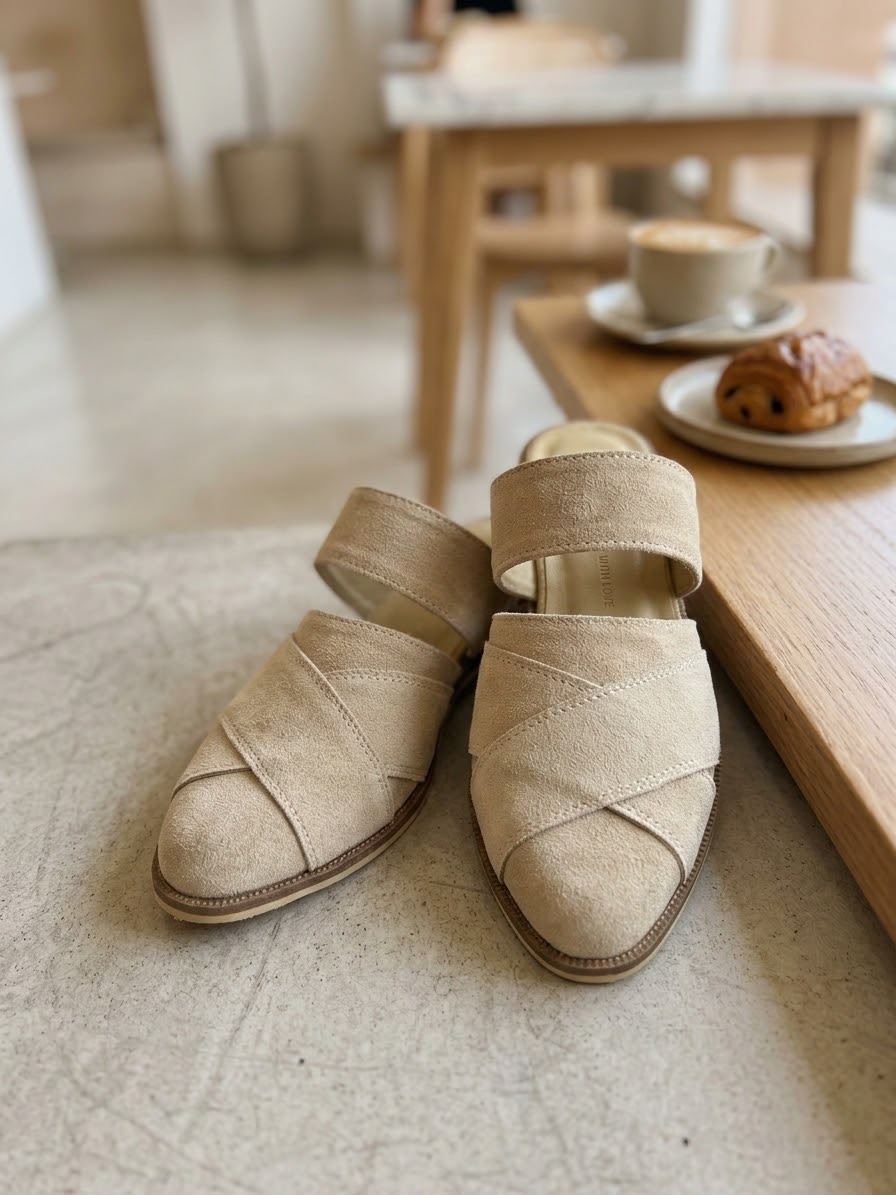 Babucha Maca Beige